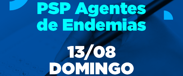Prova do PSP de Agentes de Endemias será neste domingo (13)
