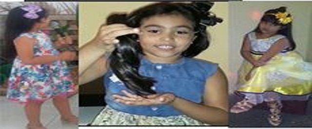 Adrielly, pauloafonsina de 7 anos, doa seus cabelos para ajudar crianças com câncer