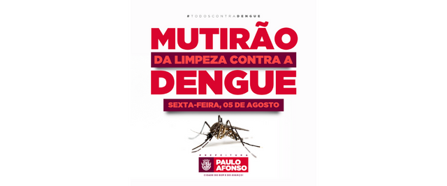 Dia D Estadual de Limpeza em Combate ao Aedes Aegypti será nesta sexta (5)