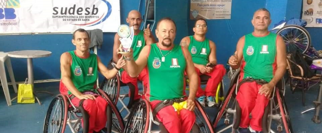 Com apoio da gestão, time de Basquete em cadeira de rodas participa de torneio em Salvador