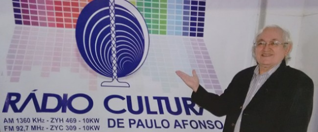 “Eu dei voz a Paulo Afonso”, dizia Diniz, da Rádio Cultura, sepultado neste domingo, 21/07, em Paulo Afonso-BA