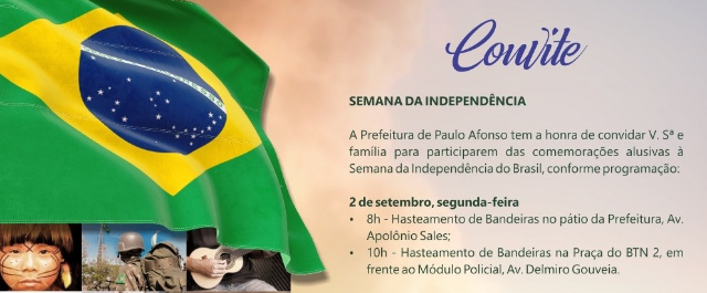 Semana da Independência será aberta no dia 2 de setembro