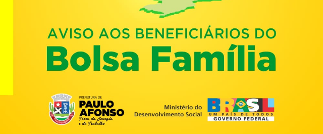 Beneficiários do Bolsa Família são convocados para saque referente ao mês de junho