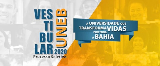 Universidade segue com inscrições abertas para o Vestibular UNEB 2020 até 06/11