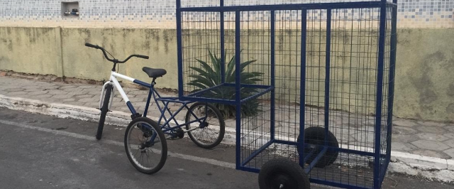 Programa seu Resíduo Vale um Sorriso vai adquirir bicicletas adaptadas para triciclos