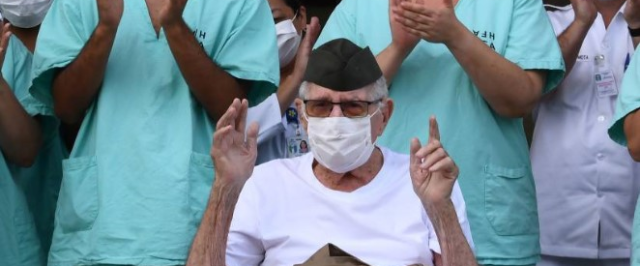 Aos 99 anos, militar veterano da 2ª Guerra Mundial se cura do novo coronavírus e recebe alta em Brasília