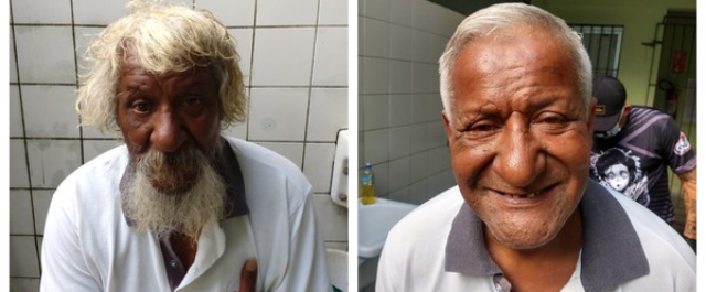 Morador de rua que teve atendimento negado em barbeiros viraliza após transformação