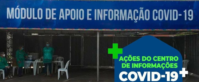 Centro de Informações Covid-19 montado na Getúlio Vargas inicia atendimento