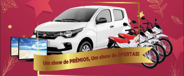 Você comerciante de Paulo Afonso participe da campanha Natal Premiado 2020, e sorteie para seus clientes carro, motos e muitos outros prêmios