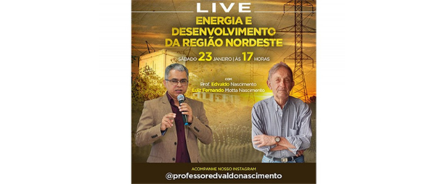 ASSISTA A LIVE: ENERGIA PARA O DESENVOLVIMENTO DO NORDESTE