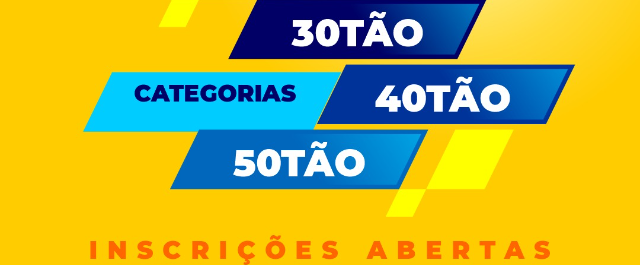 Inscrições abertas para Taça Futebol Society 30tão, 40tão e 50tão 2024