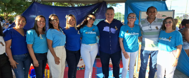 Seduc celebrou o encerramento da Semana de Conscientização do Autismo com um evento realizado pela Escola Guiomar Pereira no Parque Moxotó