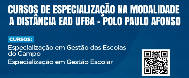 UFBA abre inscrições para os cursos de Gestão das Escolas no Campo e Gestão Escolar