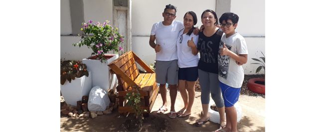 Moradores da rua Garanhuns transformam lixão em Jardim Solidário