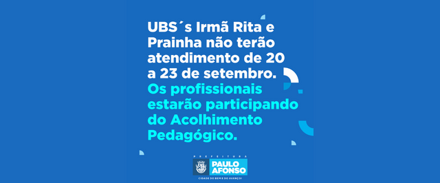 Profissionais das UBS’s Irmã Rita e Prainha são os próximos a participarem do Acolhimento Pedagógico