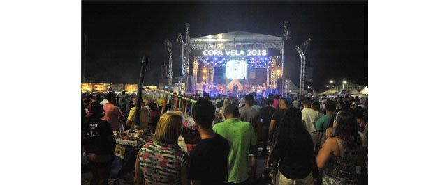 Artistas da terra abrem segunda noite de Copa Vela no palco 360º