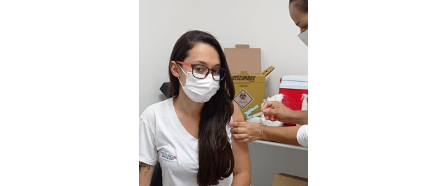 Profissionais de Saúde continuam sendo imunizados com a vacina de Influenza e Sarampo.