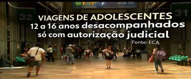 Menores de 16 anos agora precisam de autorização judicial para viajar sozinhos dentro do Brasil