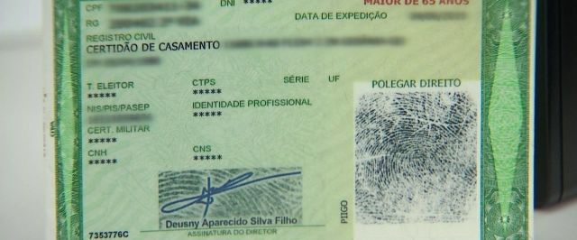 Nova carteira de identidade pode ter dados de outros 12 documentos