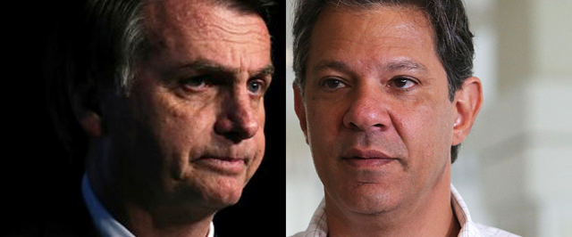 Bolsonaro e Haddad fazem apelo contra violência na campanha
