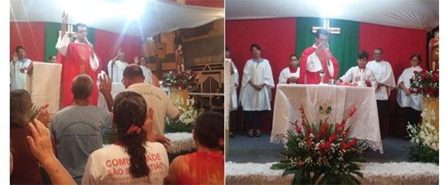 Pe. Roni anuncia última celebração nas comunidades para a festa de Santa Rita