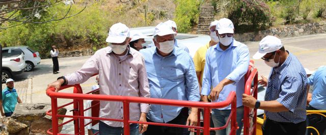 Prefeito Luiz de Deus e comitiva participam de visita da reabertura do complexo hidrelétrico da Chesf