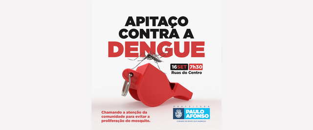 Apitaço contra a Dengue acontece nesta sexta (16) e chama a atenção da população para os cuidados com o mosquito Aedes Aegypti