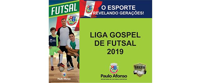 Abertura da Liga Gospel de Futsal tem início nesta quarta-feira (27)