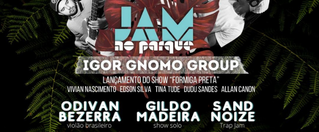 Jam no Parque acontece neste domingo (16), no Balneário Abelardo Wanderley, e conta com apoio da Prefeitura 